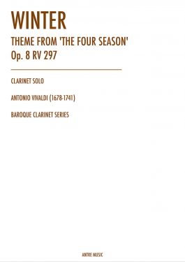 Winter, op. 8 – A. Vivaldi – Clarinet