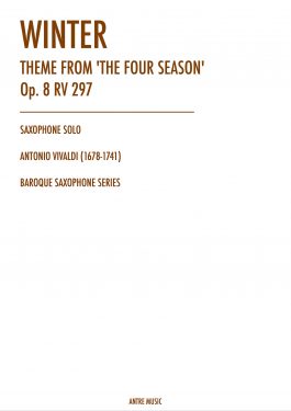 Winter, op. 8 – A. Vivaldi – Saxophone
