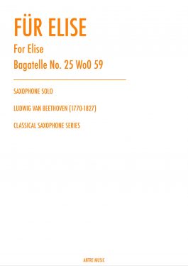 Für Elise – L.v. Beethoven – Saxophone